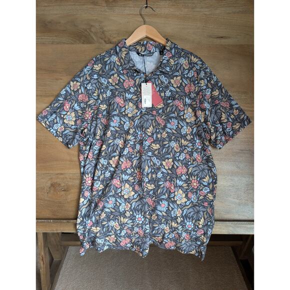 Travis Mathew Polo Shirt Mens XL Multi Featherweight Day Cruise Performance NWT